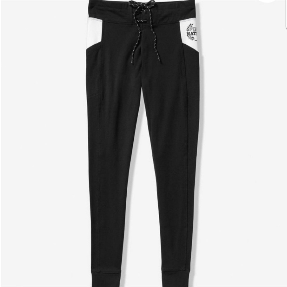 Black VS Pink Nation Leggings